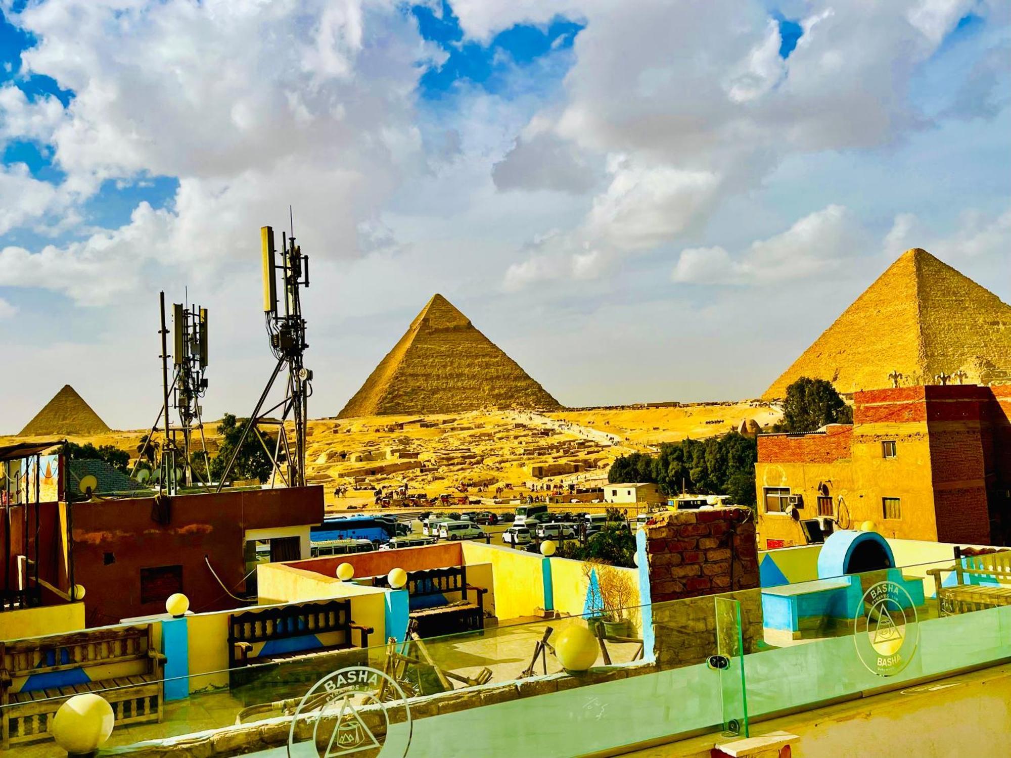 Basha Pyramids Inn Kafret el-Gabal Esterno foto